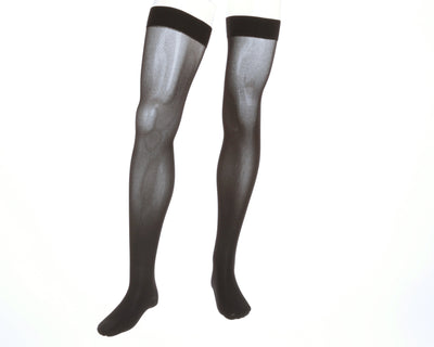 medi assure, 15-20 mmHg, Thigh High with Silicone Top-Band, Closed Toe